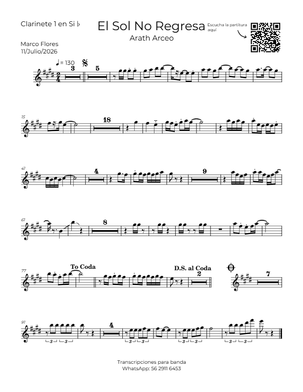La imagen puede contener una previsualizacion de una partitura